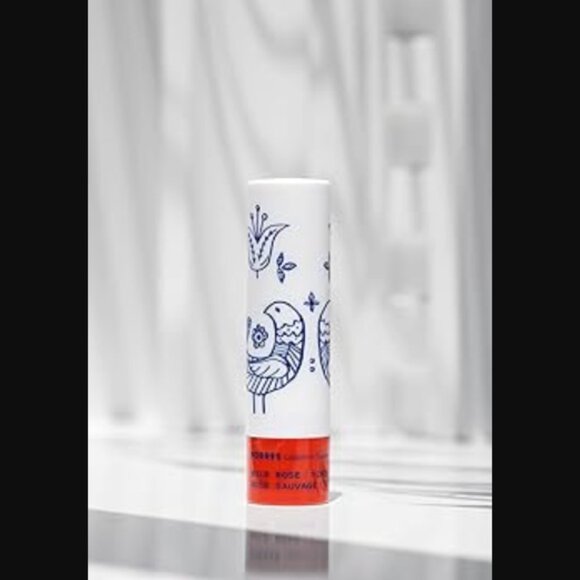 🔥3/$30 NEW KORRES Lip Butter Stick in Wild Rose Tinted Full Size Retail $18.00 - Picture 2 of 6